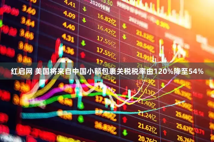 红启网 美国将来自中国小额包裹关税税率由120%降至54%