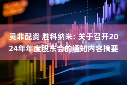 灵菲配资 胜科纳米: 关于召开2024年年度股东会的通知内容摘要